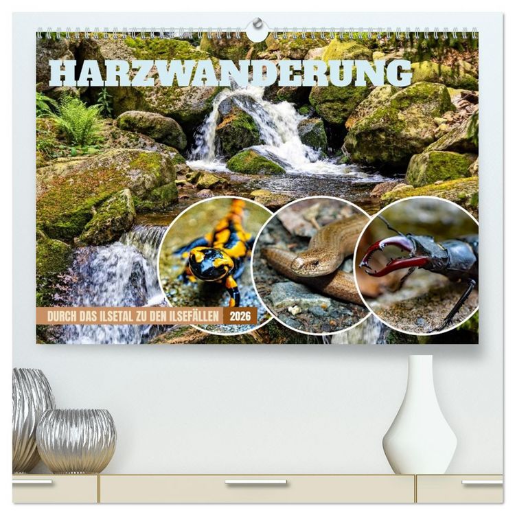 Produktbild: Harzwanderung-Durch das Ilsetal zu den Ilsef&auml;llen (hochwertiger Premium Wandkalender 2026 DIN A2 quer), Kunstdruck in Hochglanz
