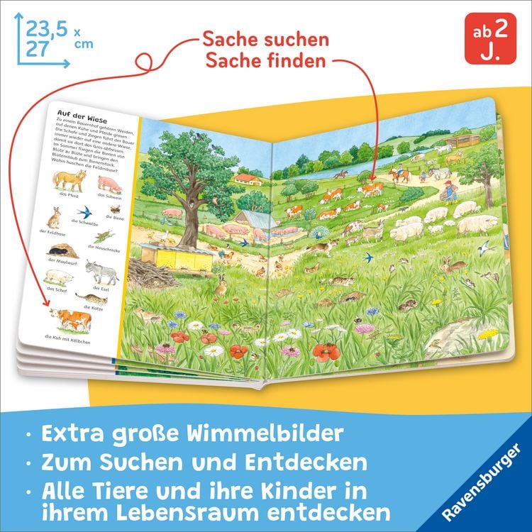 Produktbild: Mein gro&szlig;es Sachen suchen: Alle Tiere der Welt