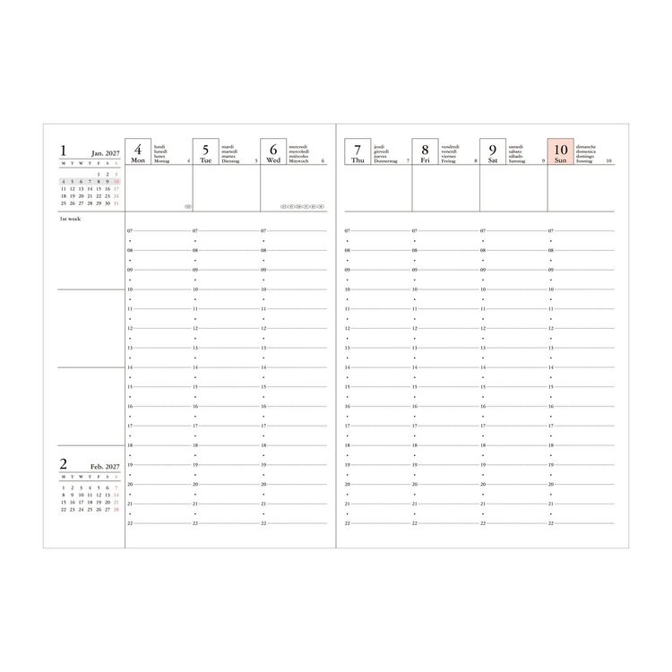Produktbild: MARK'S 2026/27 Diary A6 Colors // Green