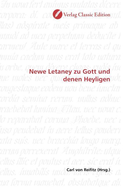Produktbild: Newe Letaney zu Gott und denen Heyligen