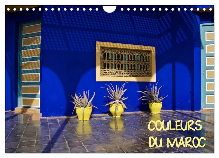Produktbild: COULEURS DU MAROC (Calendrier mural 2026 DIN A4 vertical), CALVENDO calendrier mensuel