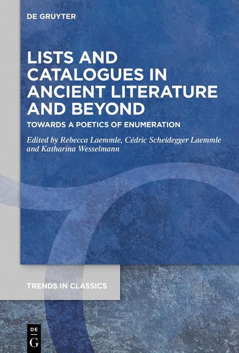 Produktbild: Lists and Catalogues in Ancient Literature and Beyond