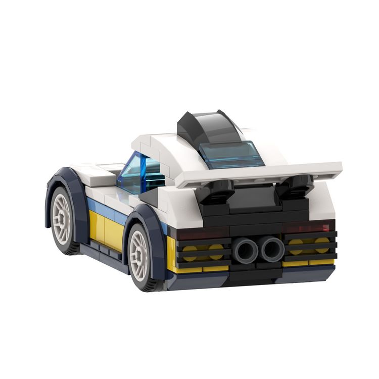 Produktbild: BRIXIES 222100 - Mini Rallye Rennwagen, 3D Konstruktionsbausatz, ca.151 Teile