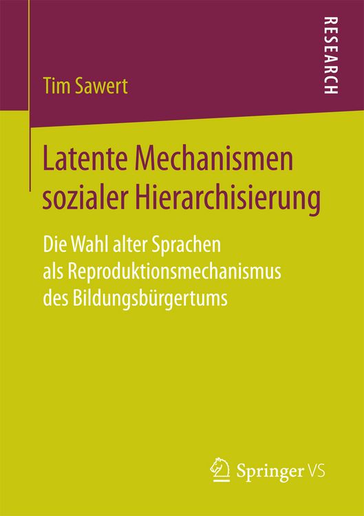 Produktbild: Latente Mechanismen sozialer Hierarchisierung