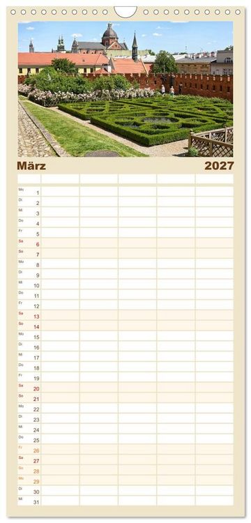 Produktbild: Familienplaner 2027 - Besucht doch mal Krakau mit 5 Spalten (Wandkalender, 21 x 45 cm) CALVENDO