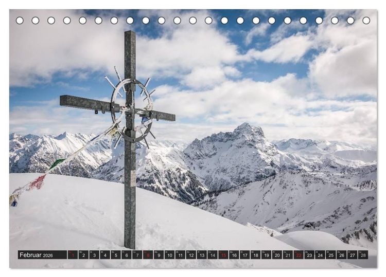 Produktbild: "Bergpixel" Faszination Bergwandern (Tischkalender 2026 DIN A5 quer), CALVENDO Monatskalender
