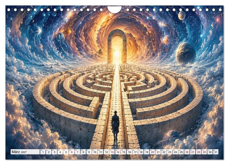 Produktbild: Zwischen Ausgang und Unendlichkeit (Wandkalender 2027 DIN A4 quer), CALVENDO Monatskalender