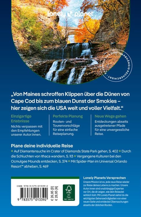 Produktbild: LONELY PLANET Reisef&uuml;hrer USA Osten