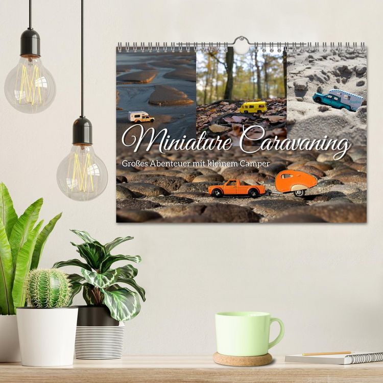 Produktbild: Miniature Caravaning: Gro&szlig;es Abenteuer mit kleinem Camper (Wandkalender 2026 DIN A4 quer), CALVENDO Monatskalender
