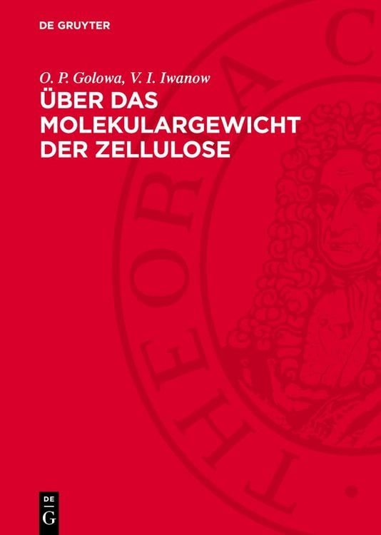 Produktbild: &Uuml;ber das Molekulargewicht der Zellulose