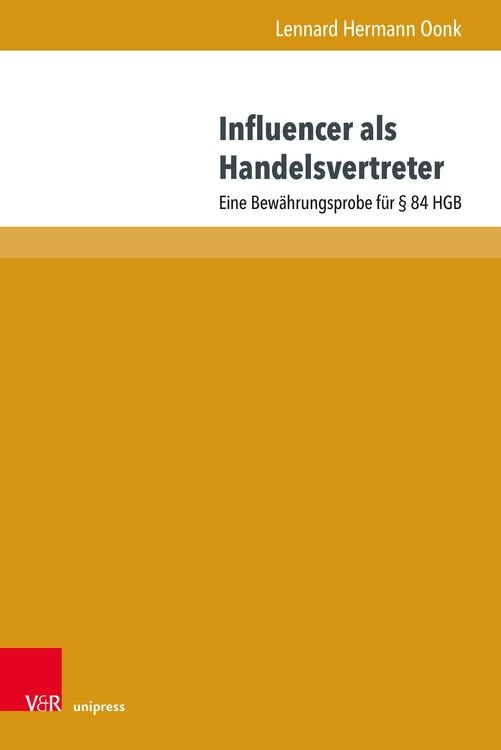 Produktbild: Influencer als Handelsvertreter