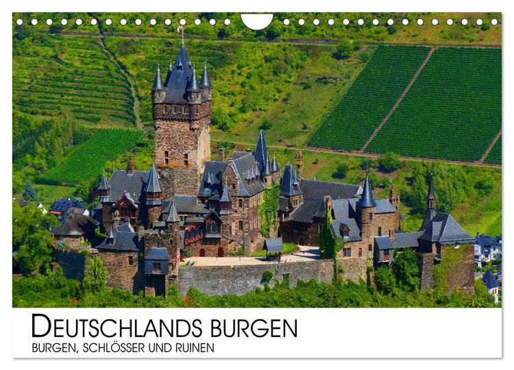 Produktbild: Deutschlands Burgen - Burgen, Schl&ouml;sser und Ruinen (Wandkalender 2026 DIN A4 quer), CALVENDO Monatskalender