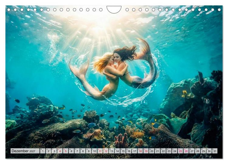 Produktbild: Sirenen - die unheimliche Verlockung (Wandkalender 2027 DIN A4 quer), CALVENDO Monatskalender