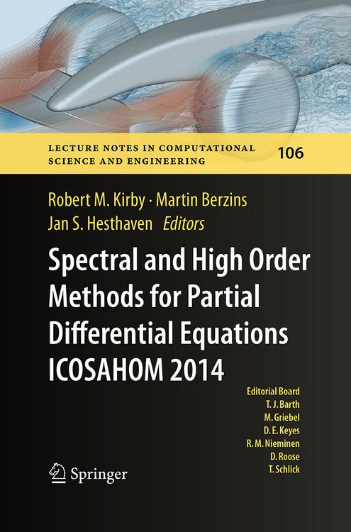 Produktbild: Spectral and High Order Methods for Partial Differential Equations ICOSAHOM 2014