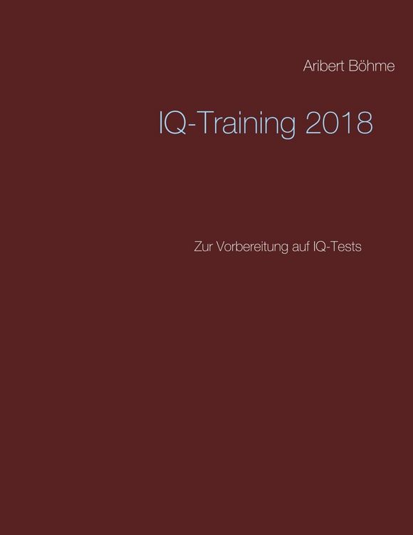 Produktbild: IQ-Training 2018