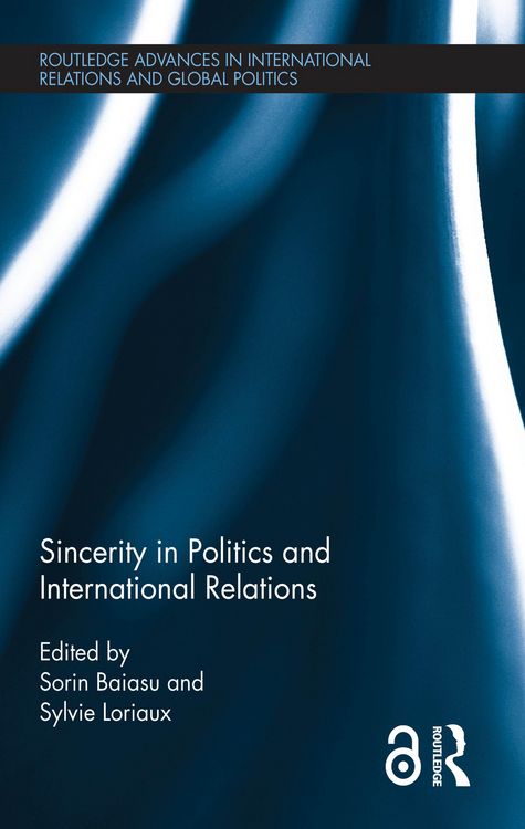 Produktbild: Sincerity in Politics and International Relations