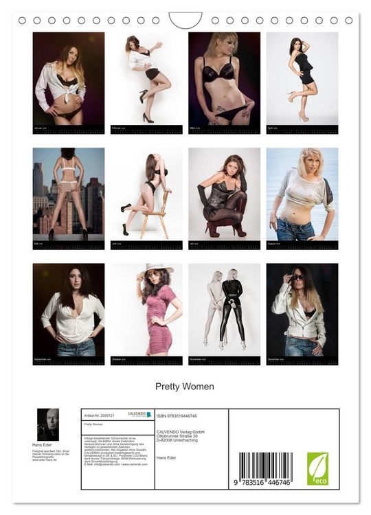 Produktbild: Pretty Women (Wandkalender 2026 DIN A4 hoch), CALVENDO Monatskalender
