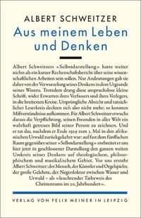 Produktbild: Aus meinem Leben und Denken