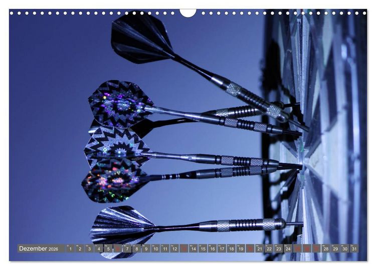 Produktbild: Darts. Konzentration - Sport - Spannung (Wandkalender 2026 DIN A3 quer), CALVENDO Monatskalender
