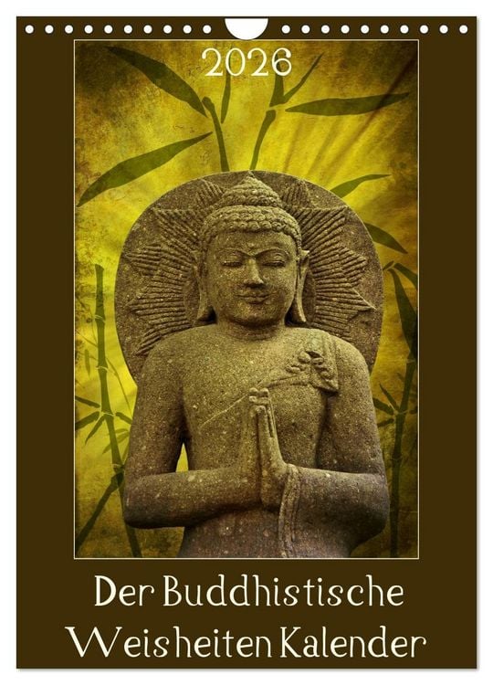 Produktbild: Der Buddhistische Weisheiten Kalender (Wandkalender 2026 DIN A4 hoch), CALVENDO Monatskalender