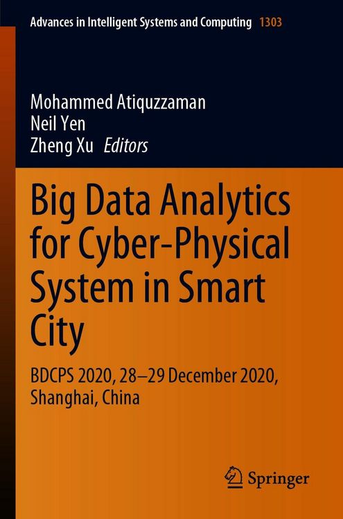 Produktbild: Big Data Analytics for Cyber-Physical System in Smart City