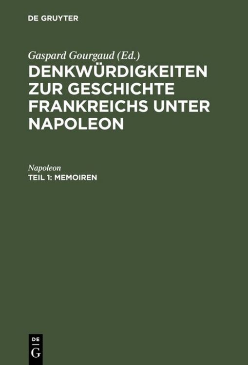Produktbild: Memoiren
