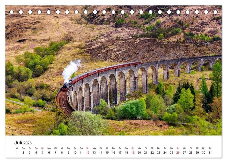 Produktbild: North Coast 500 - Schottlands Traumstra&szlig;e (Tischkalender 2026 DIN A5 quer), CALVENDO Monatskalender
