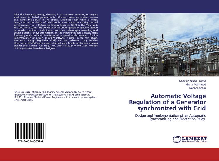 Produktbild: Automatic Voltage Regulation of a Generator synchronized with Grid