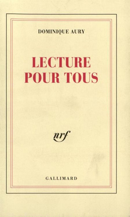 Produktbild: Lecture pour tous. 1