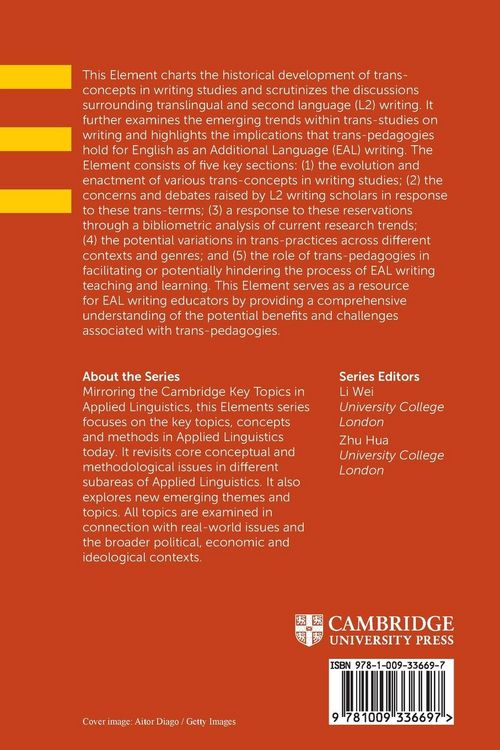 Produktbild: Trans-studies on Writing for English as an Additional Language