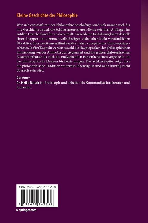 Produktbild: Kleine Geschichte der Philosophie