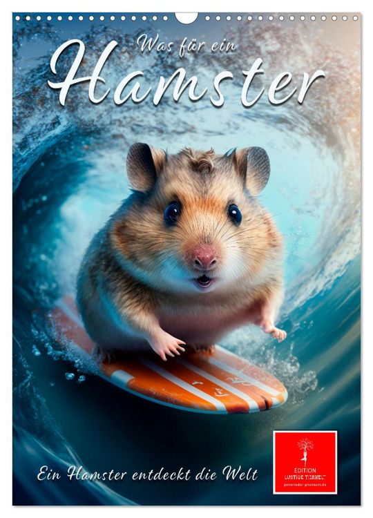 Produktbild: Was f&uuml;r ein Hamster (Wandkalender 2026 DIN A3 hoch), CALVENDO Monatskalender