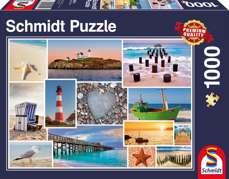 Produktbild: Puzzle Schmidt Spiele Am Meer Klassische Puzzle 1000 Teile