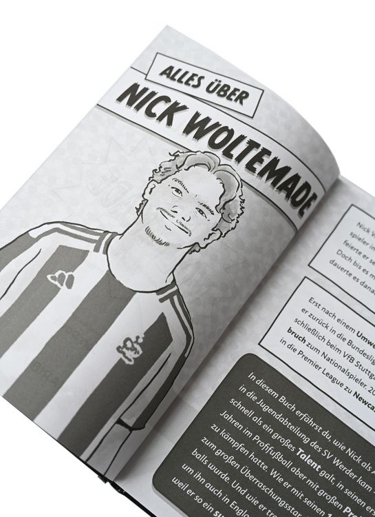Produktbild: Mein Fu&szlig;ballheld Nick Woltemade &ndash; Seine Geschichte, seine Spiele, seine Rekorde