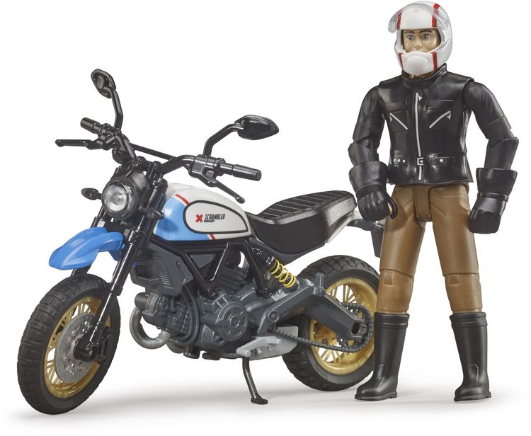 Produktbild: BRUDER - bworld Scrambler Ducati Desert Sled mit Fahrer