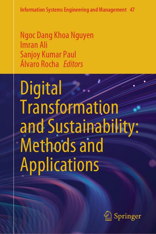 Produktbild: Digital Transformation and Sustainability: Methods and Applications