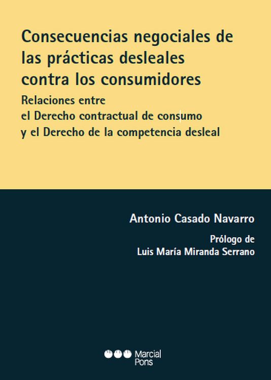 Produktbild: Consecuencias negociales de las pr&aacute;cticas desleales contra los consumidores