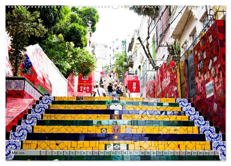 Produktbild: Brasilien - Von Rio nach Florian&oacute;polis (hochwertiger Premium Wandkalender 2026 DIN A2 quer), Kunstdruck in Hochglanz