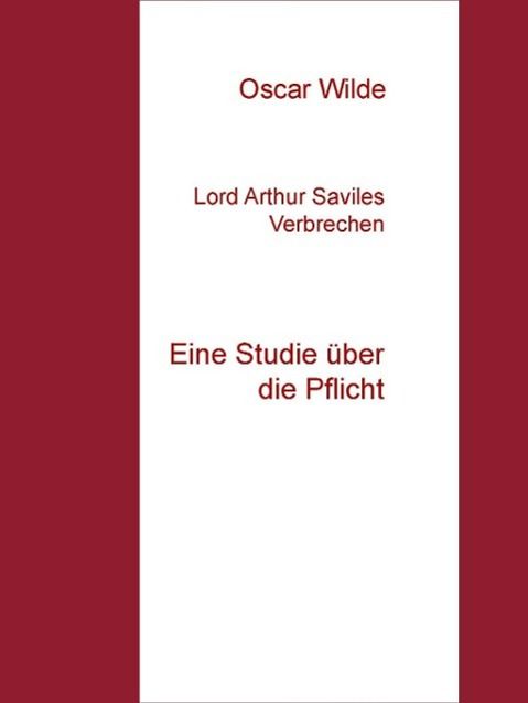 Produktbild: Lord Arthur Saviles Verbrechen