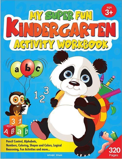 Produktbild: My Super Fun Kindergarten Activity Workbook for Children: Pattern Writing, Colors, Shapes, Numbers