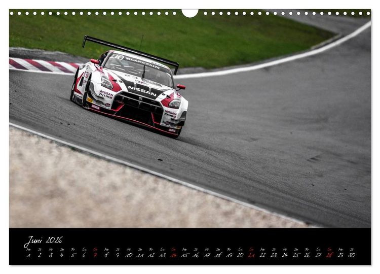 Produktbild: EMOTIONS ON THE GRID - Blancpain Endurance Series N&uuml;rburgring (Wandkalender 2026 DIN A3 quer), CALVENDO Monatskalender