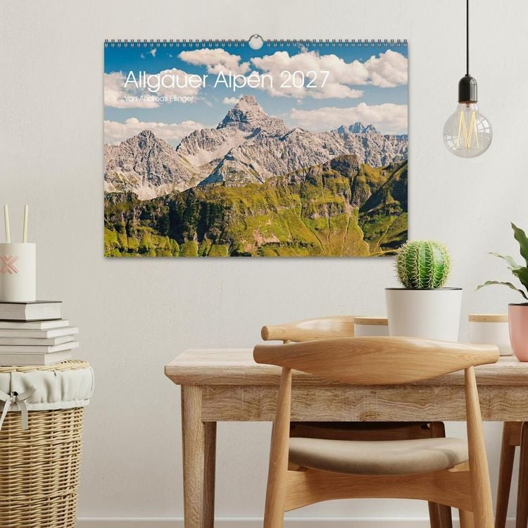 Produktbild: Allg&auml;uer Alpen 2027 (Wandkalender 2027 DIN A3 quer), CALVENDO Monatskalender