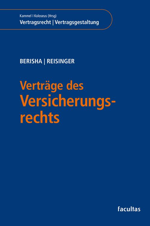 Produktbild: Vertr&auml;ge des Versicherungsrechts