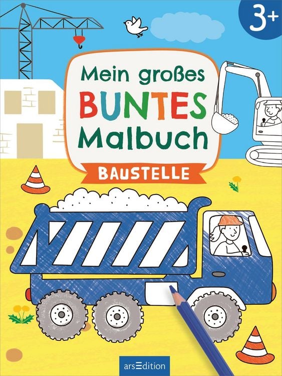 Produktbild: Mein gro&szlig;es buntes Malbuch &ndash; Baustelle