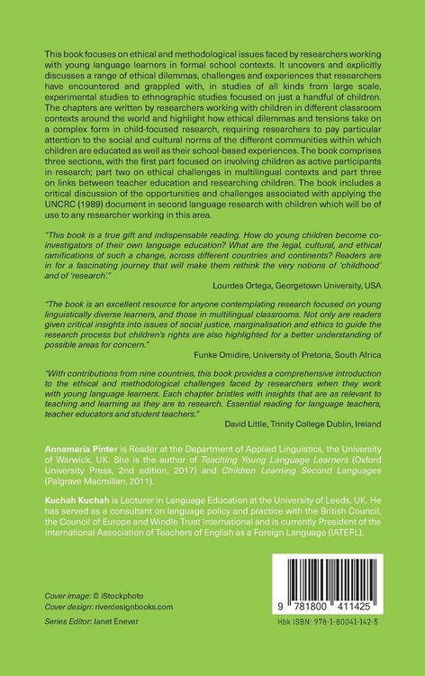 Produktbild: Ethical and Methodological Issues in Researching Young Language Learners in School Contexts