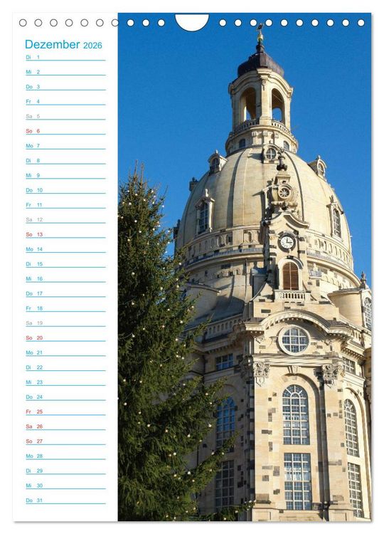 Produktbild: Frauenkirche Dresden (Wandkalender 2026 DIN A4 hoch), CALVENDO Monatskalender