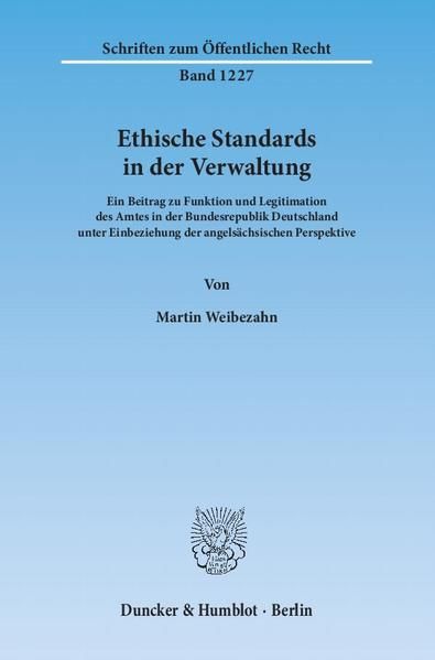 Produktbild: Ethische Standards in der Verwaltung.