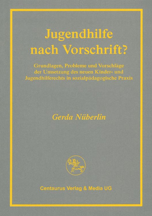Bild vom Artikel Jugendhilfe nach Vorschrift? vom Autor Gerda Nüberlin