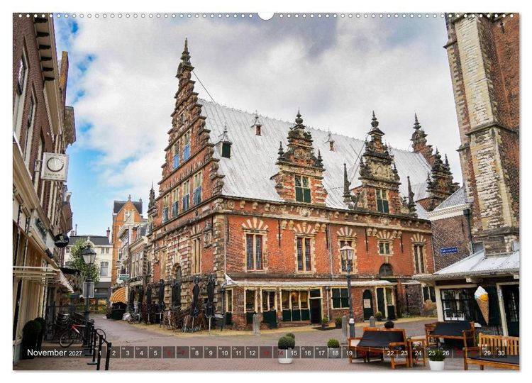 Produktbild: Haarlem - Kleine Schwester von Amsterdam (hochwertiger Premium Wandkalender 2027 DIN A2 quer), Kunstdruck in Hochglanz