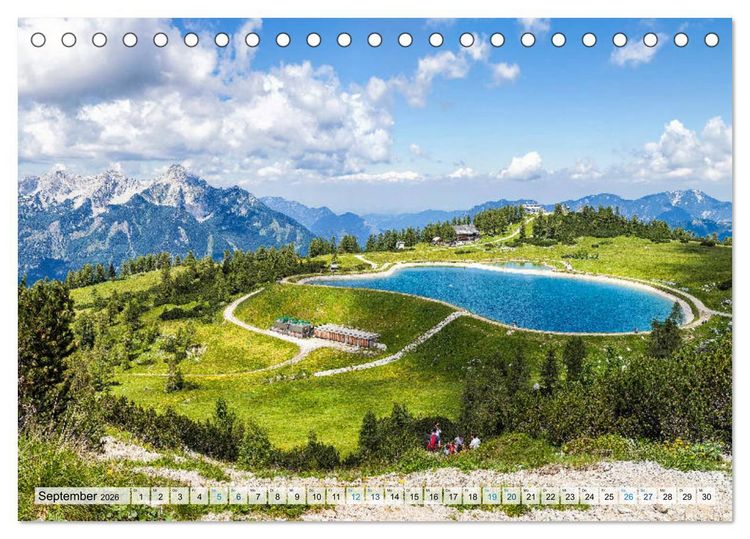 Produktbild: &Ouml;sterreich Berg und See (Tischkalender 2026 DIN A5 quer), CALVENDO Monatskalender